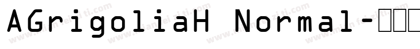 AGrigoliaH Normal字体转换